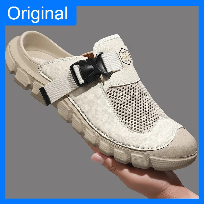Men's Casual Mesh Sandals Anti-Slip Breathable Water Beach Shoes