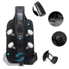 Men's Waterproof Anti-theft USB Crossbody Chest Bag BG-7086