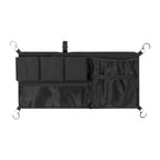 Foldable Wagon Side Storage Bag with Multi-Pocket Mesh Organizer