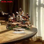 Flat Acrylic Nativity Scene Plaque and Tabletop Signboard