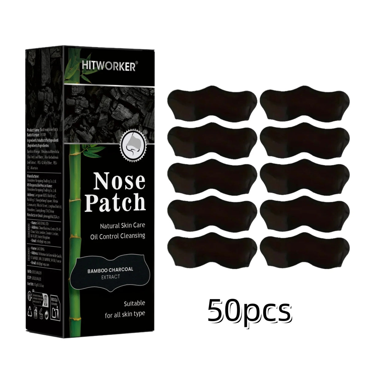 Unisex Alcohol-Free Nose Cleaning Pore Strips