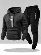 Men's Casual Hoodie and Sweatpants Two Piece Tracksuit Set