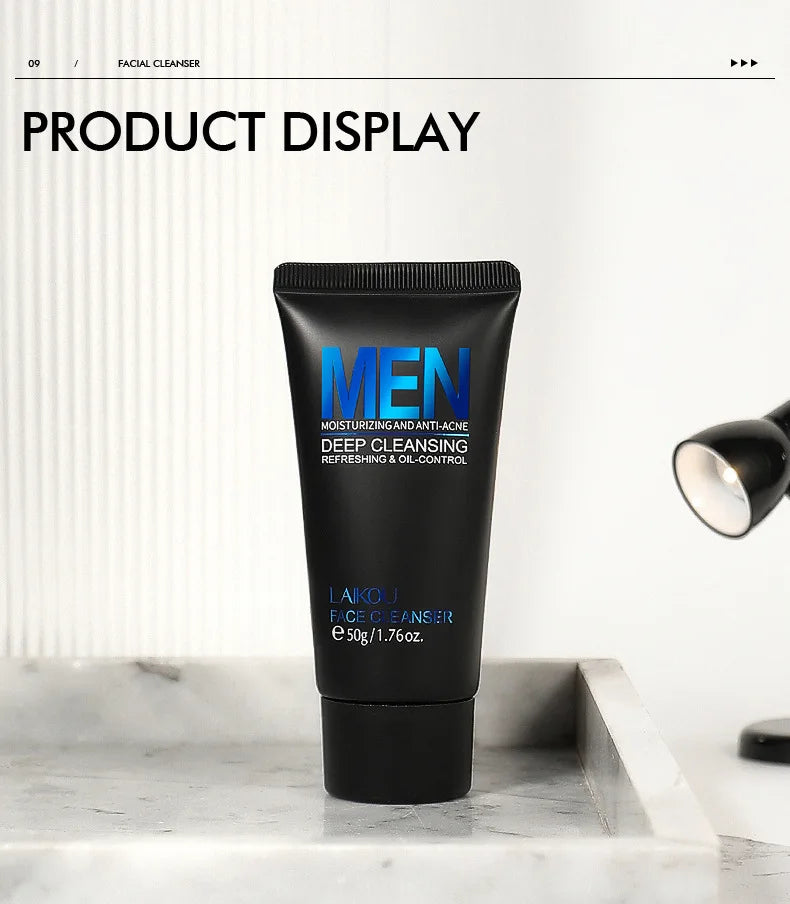 Men's Moisturizing Oil Control Face Wash Scrub LK91279