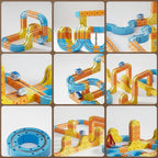 Kids Electric 3D Magnetic Track Train Building Vehicle Toy Set