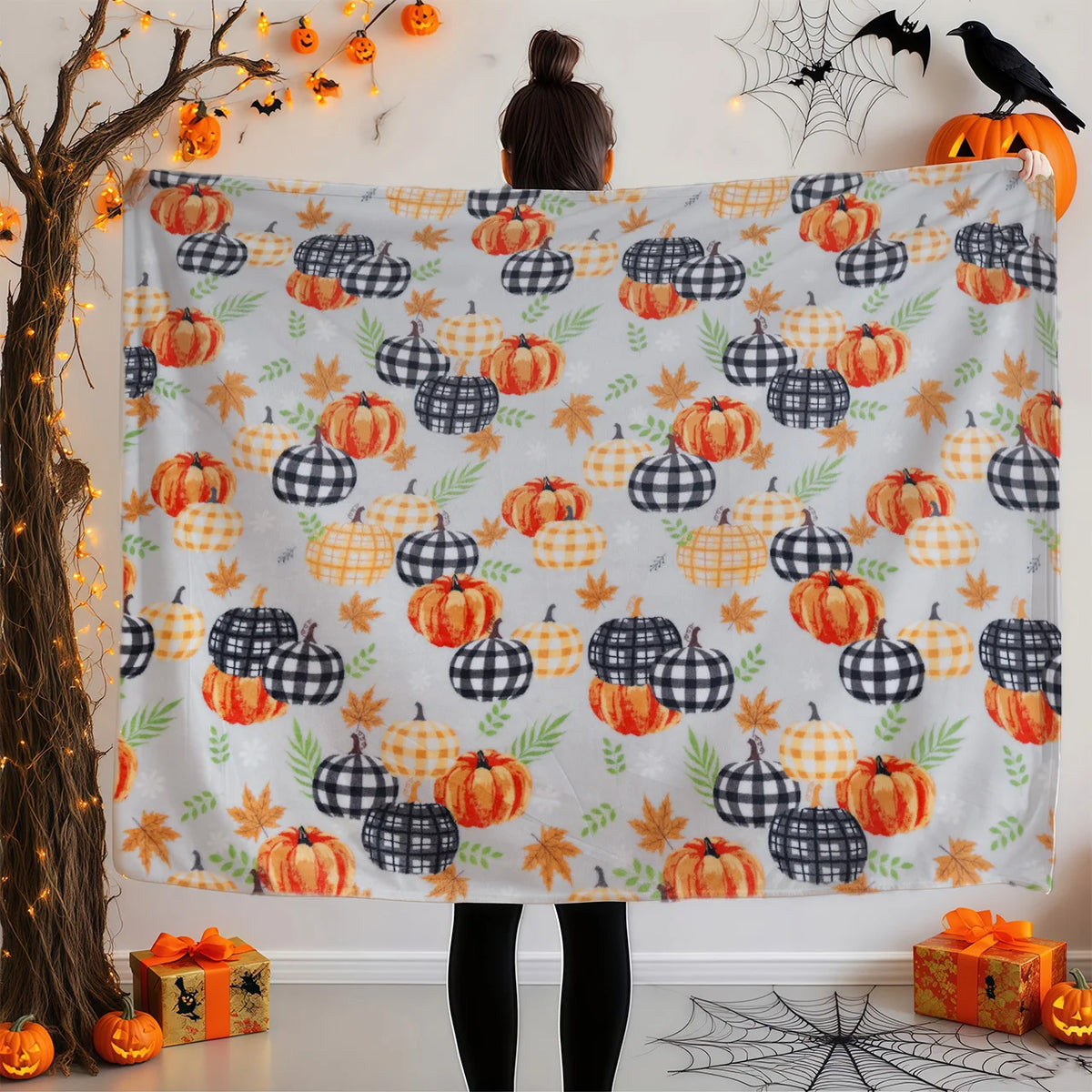 Soft Knit Polyester Blanket and Cozy Bed Throw