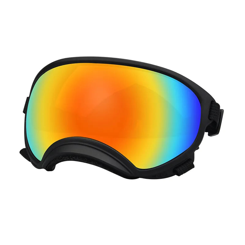 Dog Fashion Sports Sunglasses with Adjustable Strap Anti-Fog Pet Goggles