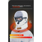 Unisex Windproof Thickened Plush Riding Face Mask Hood