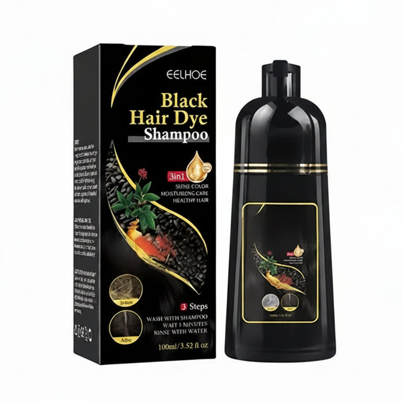3-in-1 Herbal Hair Color Shampoo for Gray Hair Care 20240226
