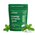 Energy Focus Caffeine Gum with L-Theanine and B Vitamins Spearmint