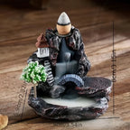 Mountain River Waterfall Backflow Incense Burner and Tabletop Ornament