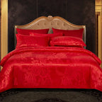European Luxury Soft Duvet Cover and Bedroom Bedding Set