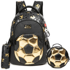 Boys' Fashionable School Backpack 3-Piece Bag Set