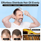 3-in-1 EMS Hair Growth Massage Comb with Light Therapy and Oil Dispenser