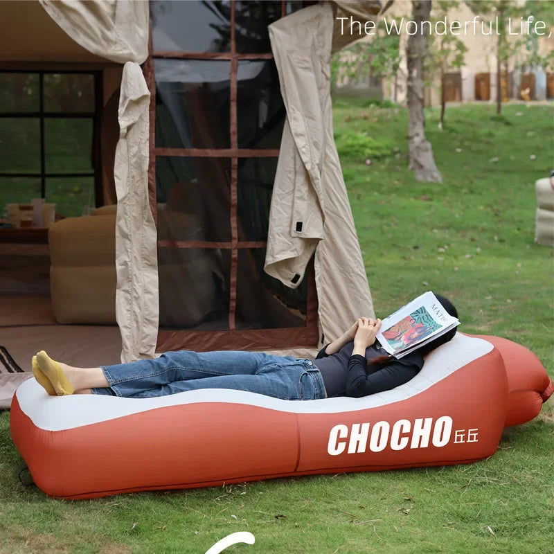 Inflatable Sofa Bed and Portable Ultralight Camping Lounge Chair