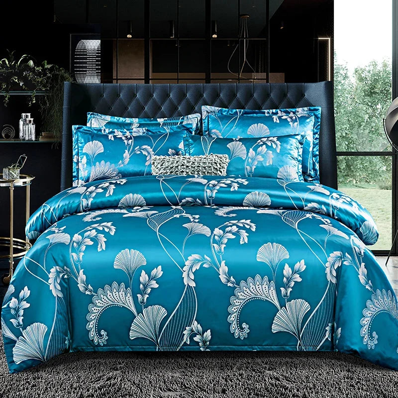 European Luxury Soft Duvet Cover and Bedroom Bedding Set