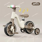 Kids' Multifunctional Tricycle Balance Bike with Music and Lights