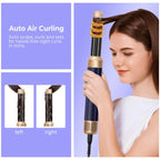 7-in-1 High Speed Ionic Hair Dryer Brush and Auto Curler Set