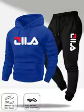 Men's Casual Hoodie and Sweatpants Two Piece Tracksuit Set