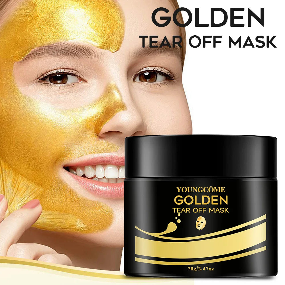 Women's 24K Gold Tear Off Deep Cleansing Peel Face Mask YH1401