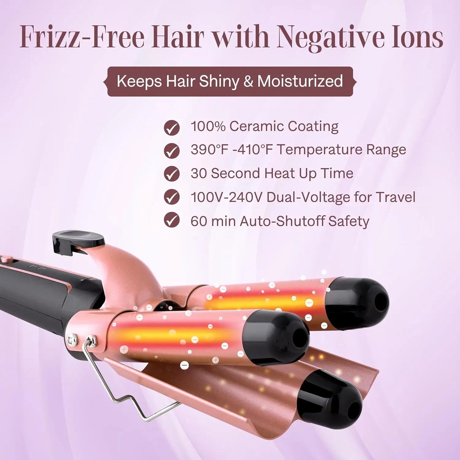 Multifunctional Hair Curler and Straightener Waver Styling Tool Set