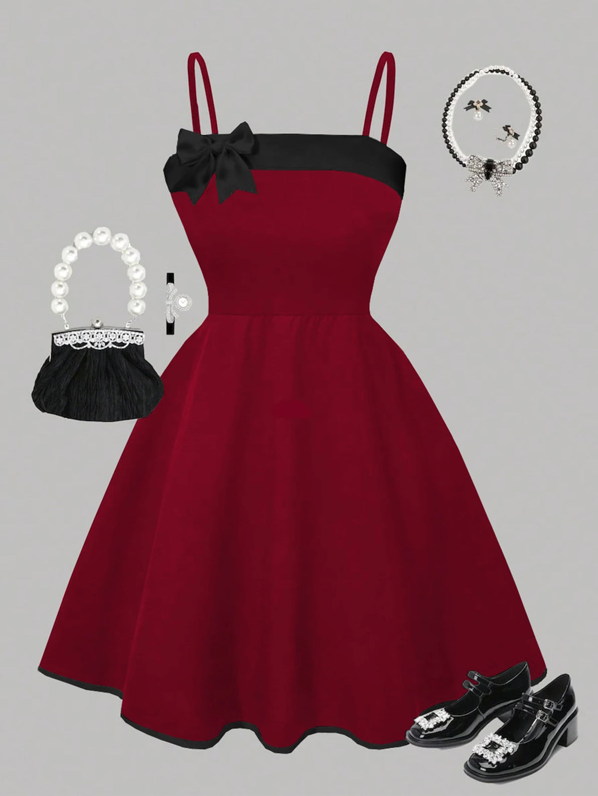 Girls' Bow Summer Dress B1180