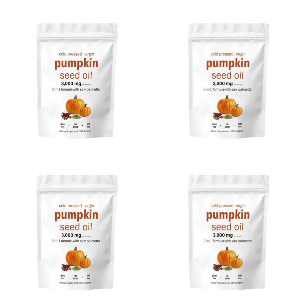 Pumpkin Seed Oil with Saw Palmetto 3000mg Softgels Dietary Supplement