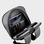 Men's Plain Oxford Luggage Strap Business Commuter Backpack