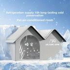 Cooling Ice House Pet Bed All-Season Oxford Dog and Cat Sofa