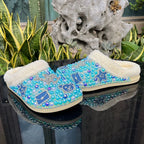 Women's Winter Warm Thick-Soled EVA Diamond Sandal Clog Slippers