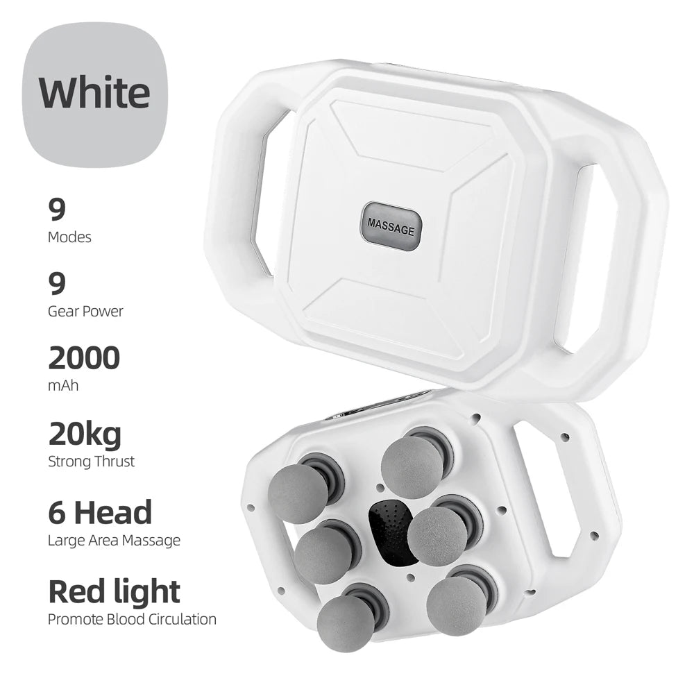 42-Head Cordless Percussion Muscle Massage Gun 1.65in Stroke