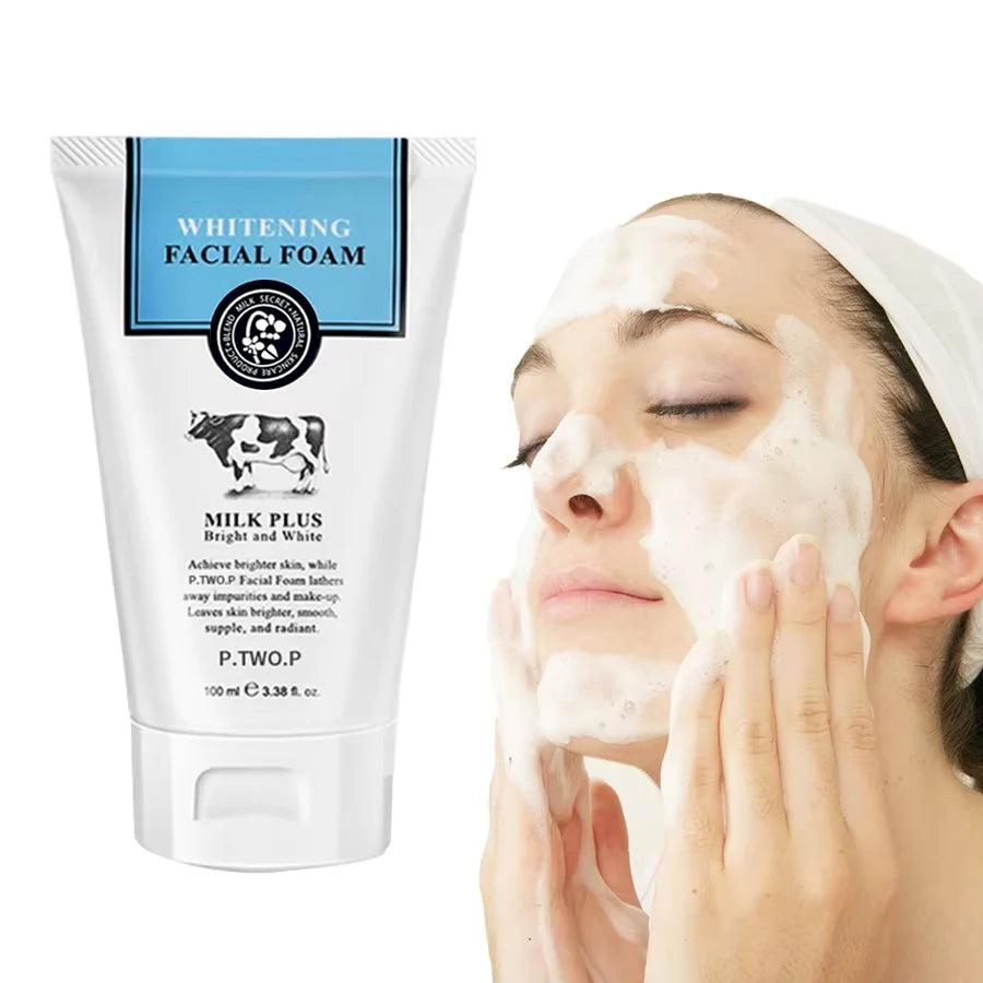 Unisex Whitening Moisturizing Foam Facial Cleanser 20200238 3.4 fl oz