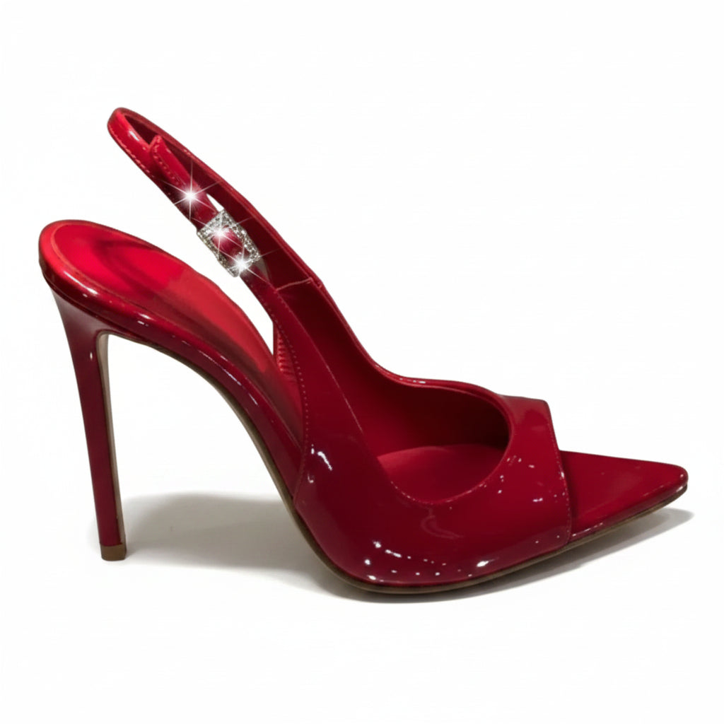 Women's Thin Heel Ankle Strap Sandals Open Toe Dress Shoes
