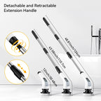 Cordless Electric Spin Scrubber with Extension Handle A11