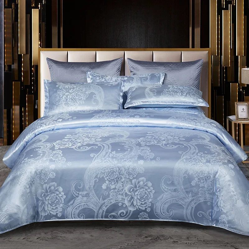 European Luxury Soft Duvet Cover and Bedroom Bedding Set