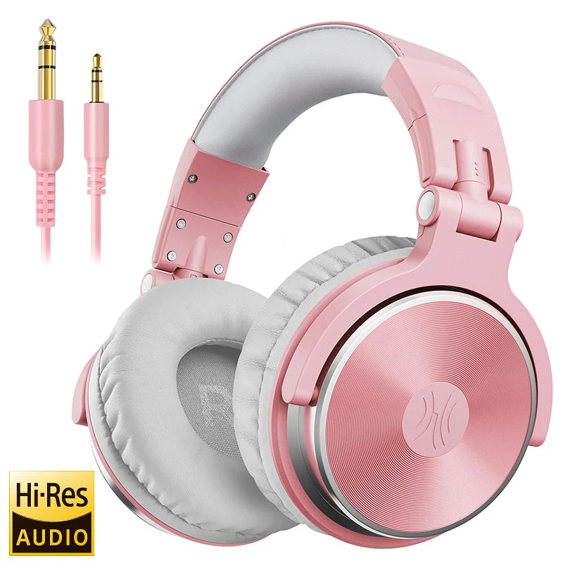 Professional DJ Studio Monitor Over Ear Wired Gaming Headset