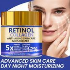 Unisex Retinol & Collagen Moisturizing Day & Night Face Cream 2.1 oz