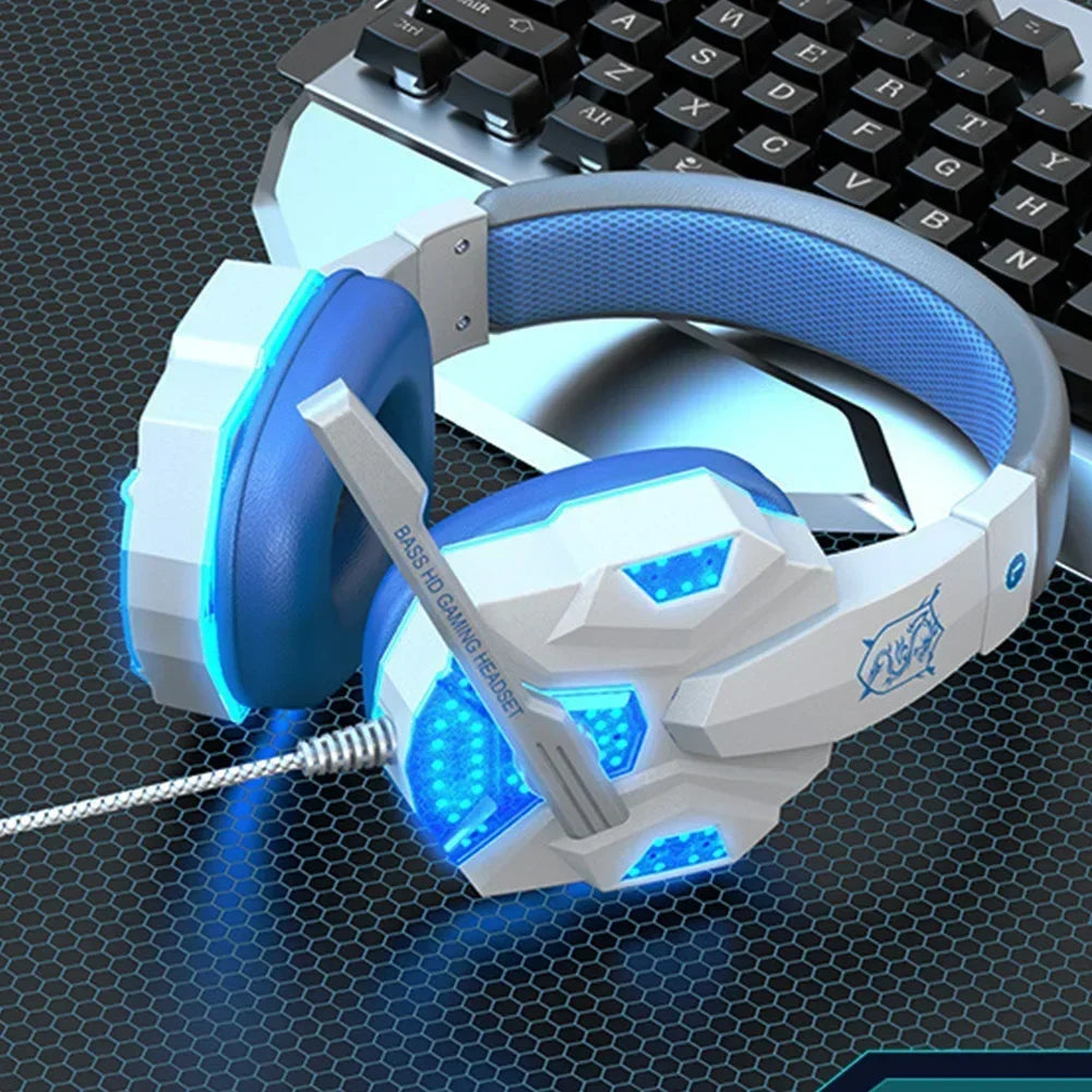 Stereo Wired Gaming Headset for PC and PS5 Over-Ear Headphones