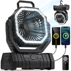 20000mAh Portable Camping Fan and Rechargeable Tent Light
