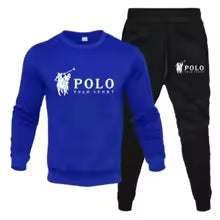 Men's Casual Crewneck Sweatshirt and Jogger Pants Tracksuit Set