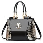 Women's Shiny Patent Leather Shoulder Messenger Bag