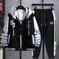 Men's Casual Hooded Sweatshirt and Jogger Pants Tracksuit Set