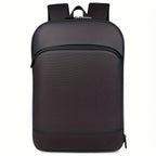 Men's Plain Oxford Luggage Strap Business Commuter Backpack