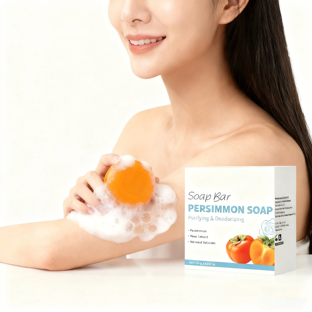 Unisex Japanese Persimmon Deodorizing Cleansing Soap Bar 3.5 oz