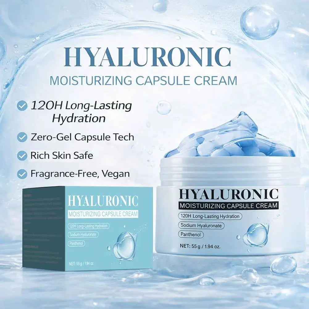 Women's Hyaluronic Acid Hydrating Overnight Capsule Face Cream