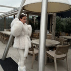 Women's Thick Warm Hooded Winter Plush Coat