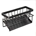 Kitchen Sponge Holder and Sink Drain Rack with Hanging Hook