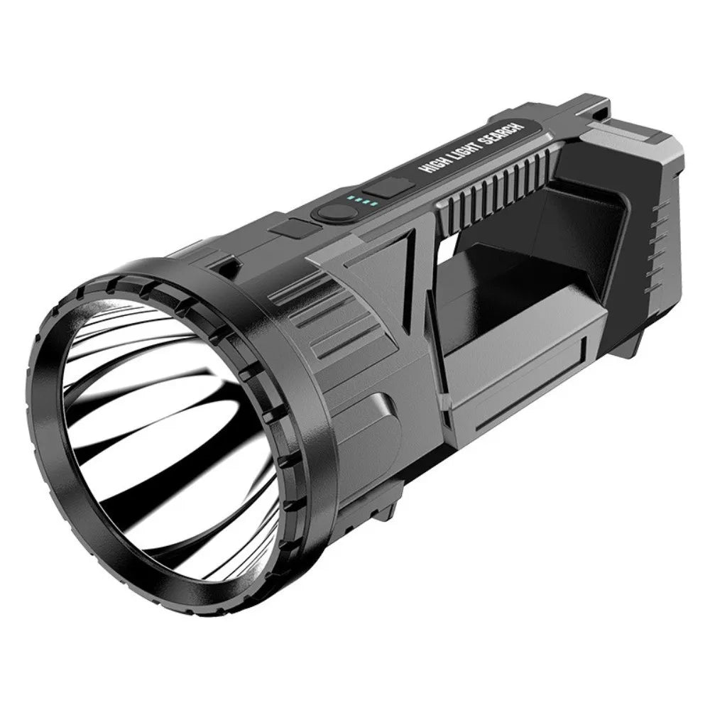 Rechargeable LED Flashlight and Waterproof Outdoor Searchlight