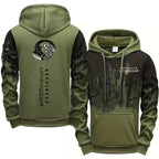 Men's Casual Print Hoodie and Sweatpants Two Piece Tracksuit Set