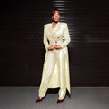 Men's Tailored Two-Piece Blazer and Pants Suit