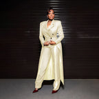 Men's Tailored Two-Piece Blazer and Pants Suit